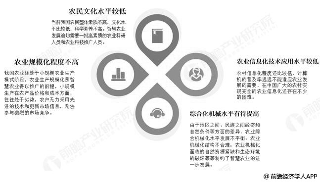 中国智慧农业应用过程中发展问题分析情况
